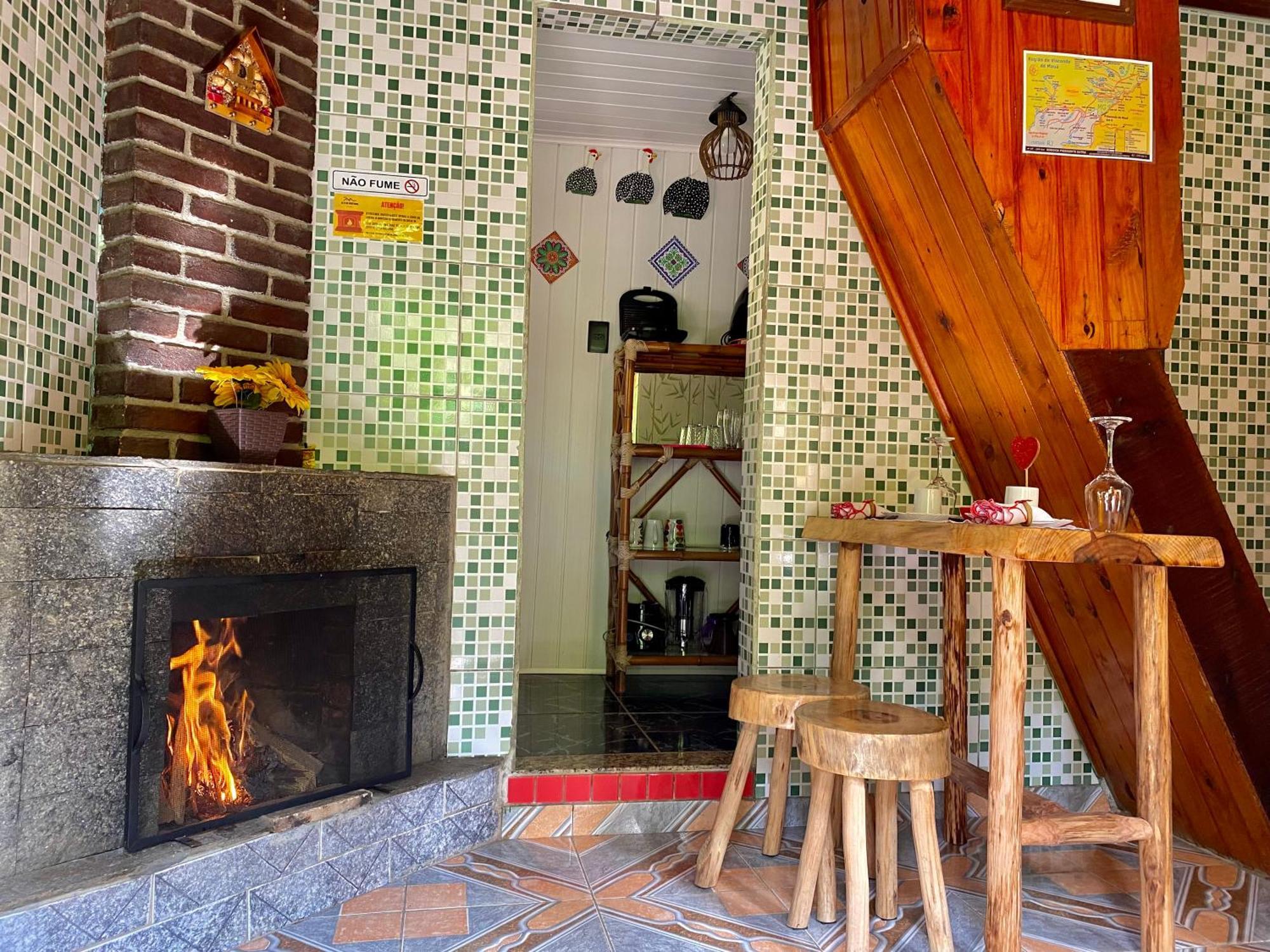 Chale 1 Alto Na Montanha, Com Lareira E Wi-Fi Apartment Visconde De Maua Luaran gambar